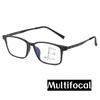 Retro Multifocal Reading Glasses Men Women Anti Blue Light Finished Square Presbyopia Eyewear TR90 Far Near Diopter Eyeglasses