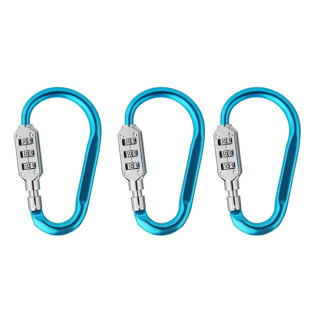 Craebuer 12 Pack Carabiner Clip, 2 Inch Aluminum D-Ring Colored Carabiners, Snap Hook Sport Accessories For Outdoor Camping Hiking