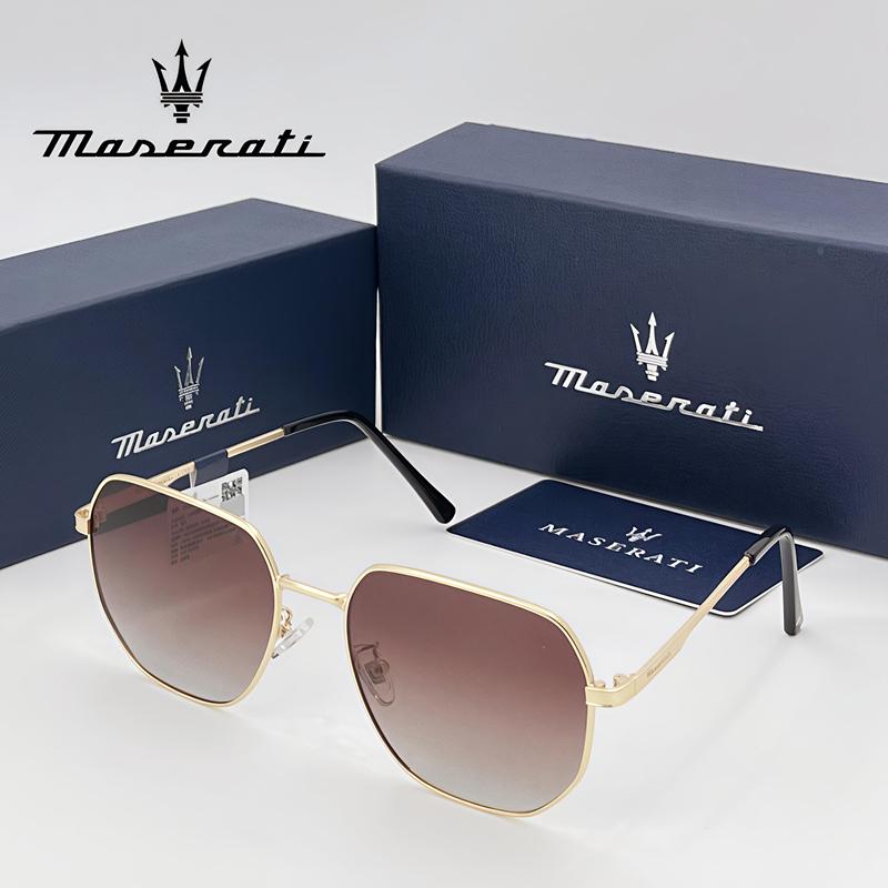 

MASERATI Sunglasses Stylish Square UV400 Polarized Sunglasses Driving Travel Glasses for Men Women Clear Vision 220495 No Case