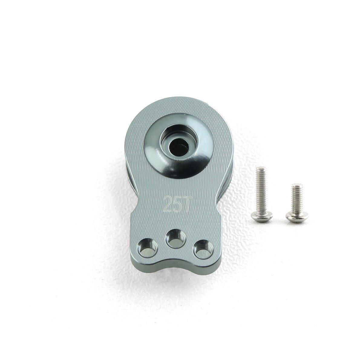 

Cnc 25t Aluminum Steering Servo Swing Arm Horn Kit Trifora Haplopore Rc Car Silver Three
