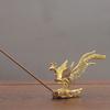 1pc Lucky Spread Wings And Step On The Clouds Phoenix Figurine Ornament Home Decoration Good Luck Phoenix Nird Statue