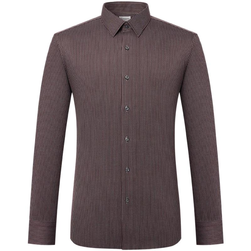 Camicissima Men s Wine Red Non-Iron Long Sleeve Shirt 39