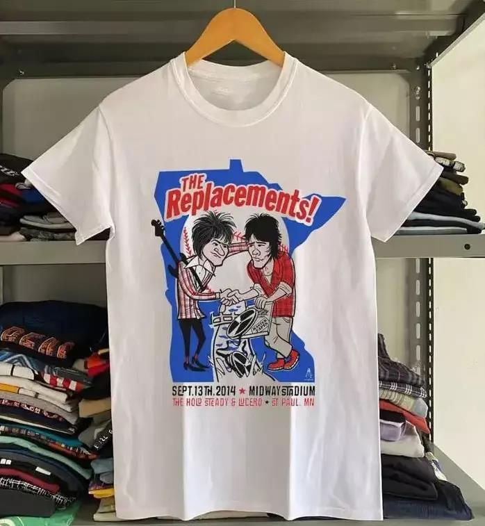 The Replacements Midway Stadium Concert Tour T Shirt Full Size Unisex T-Shirt XXL