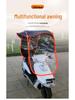 Universal Thickened Motorcycle and Carport Detachable Sunshade Canopy for All Seasons