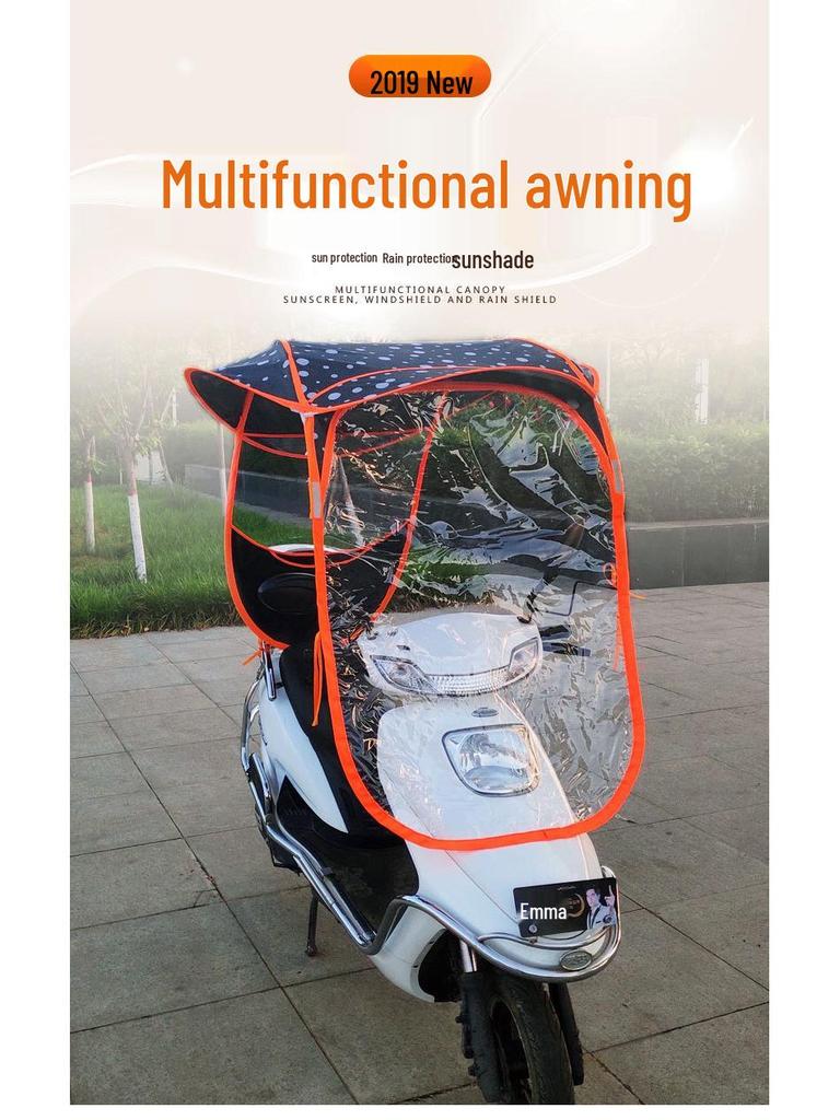 Universal Thickened Motorcycle and Carport Detachable Sunshade Canopy for All Seasons