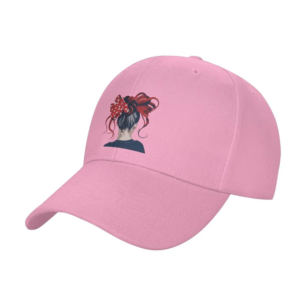 Summer Casual Baseball Cap Girl with Red Sweet Bowknot Running Hippie Hip Hop Hats Men Women Adult Sun Visor y2k Retro Hat