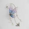 Butterfly Charm Drop Earrings Alloy and Resin Earwear Earbone Clip Decoration Perfect for Modern Women's Daily Party Use