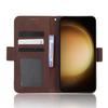For Samsung Galaxy S23 Full Protection PU Leather Phone Case Stand Multiple Card Slots Magnetic Flip Wallet Cell Phone Cover