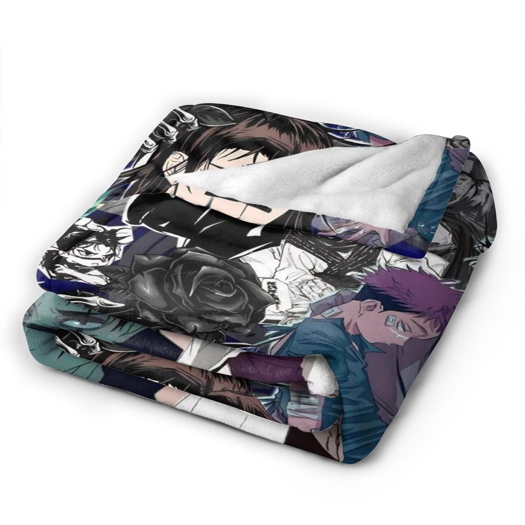 Choso Flannel Throw Blankets Kaisens Anime Blankets for Bed Couch Super Soft Bedding Throws