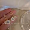 High-End 925 Sterling Silver Pearl Zirconia Earrings for Women - Cool Forest Style
