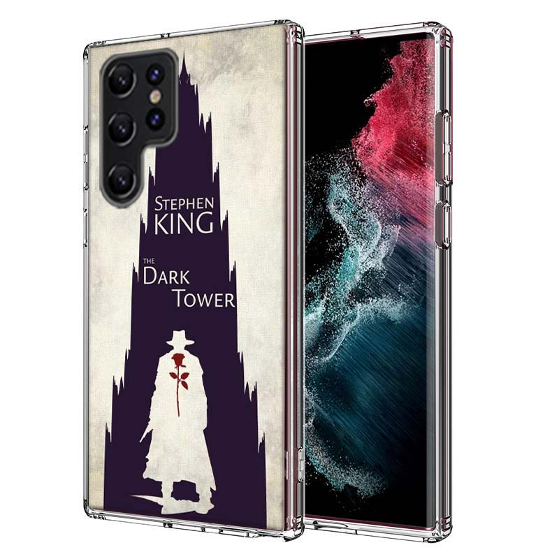 Stephen King The Dark Tower Capa Phone Case For Samsung S26 Ultra S25 Edge Galaxy S23 S21 S20 S24 FE S22 S10 Plus Cover Clear TP