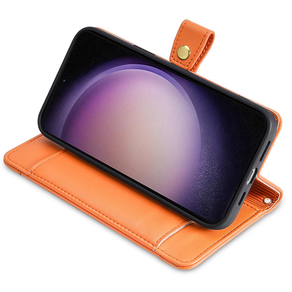 For Samsung Galaxy A15 4G/A15 5G Magnetic Phone Case Zipper Pocket 6 Card Holders Cover