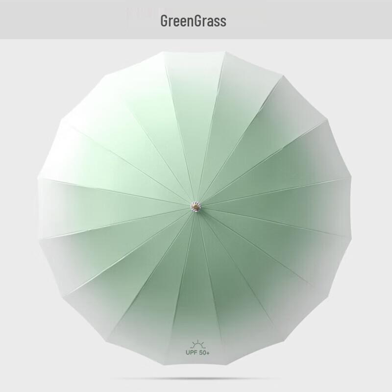 XuQing 16K Automatic Gradient Sun Rain Umbrella