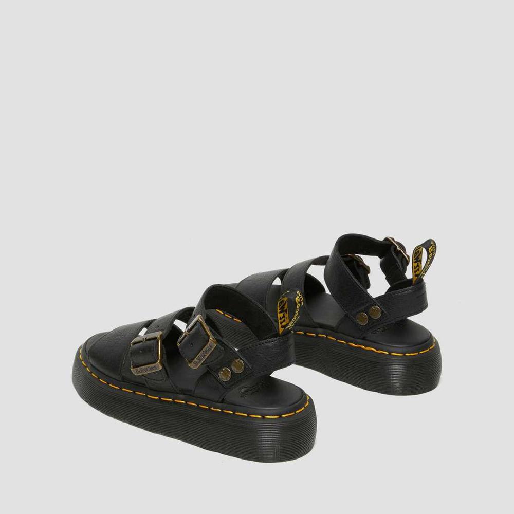 Sandals Dr. Martens Black Gryphon Quad