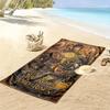 Name Custom Lord Rings Print Beach Towel, Large Soft Quick Dry Towel for Beach Camping Swimming