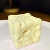 Decorative Stress Relief Toy Shapeable Cheese Squeeze Toy, Block Sensory for Relief, Moldable Cube Pinch Home Office Classroom Soft Reliever