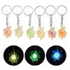 6 Pack Assorted Glowing Turtles Keychains Vibranting Color Easy to Use and Sturdy Materials for All Ages Daily Use