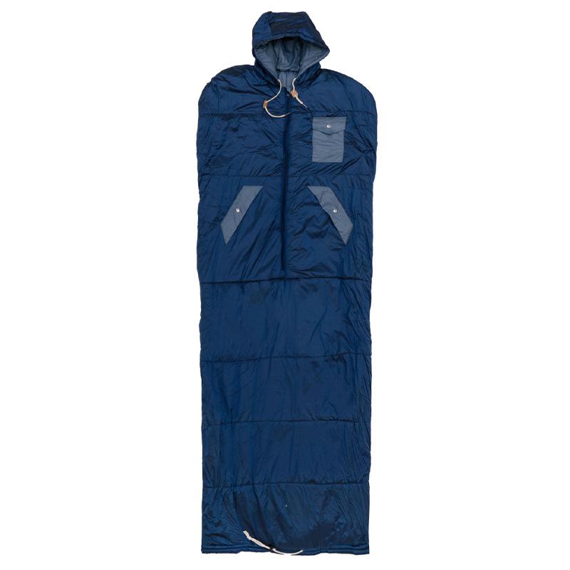Lightweight 3 Season Nylon Sleeping Bags Cotton Hollow Bedding for Camping 140X205 cm