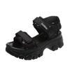 Frühlingsplattform Dad-Sandalen neue High-Heel-Klettverschluss-Strand-Freizeit-Sport-Römerschuhe