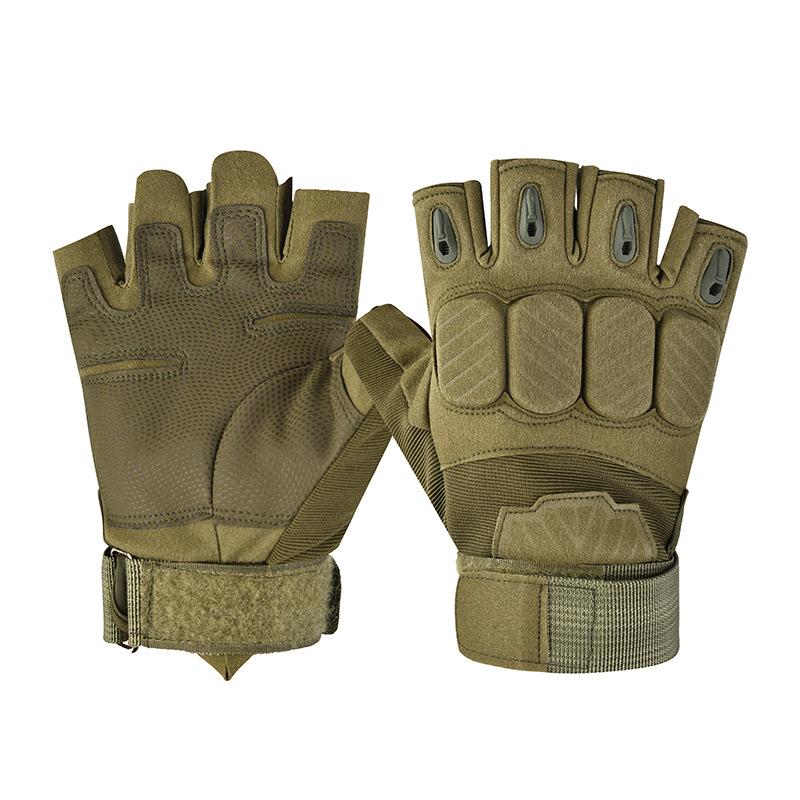 Outdoor gloves half finger non-slip wear-resistant tactical gloves full finger touch screen sports riding protection