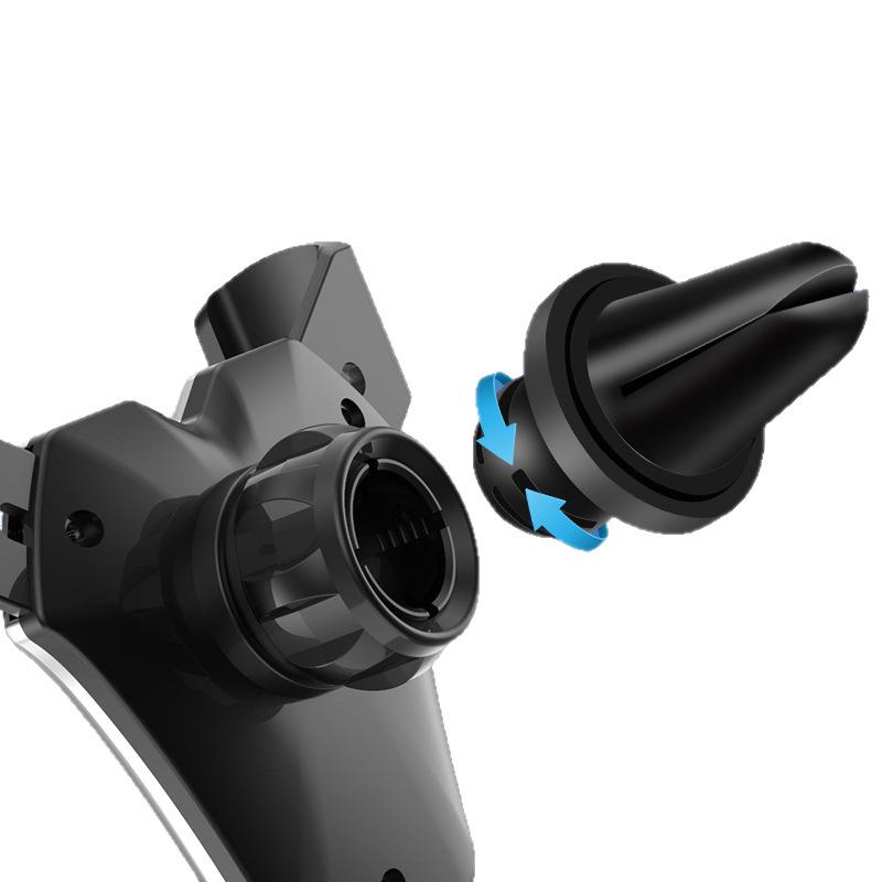 Car Air Vent Clip-on Metal Gravity Phone Holder