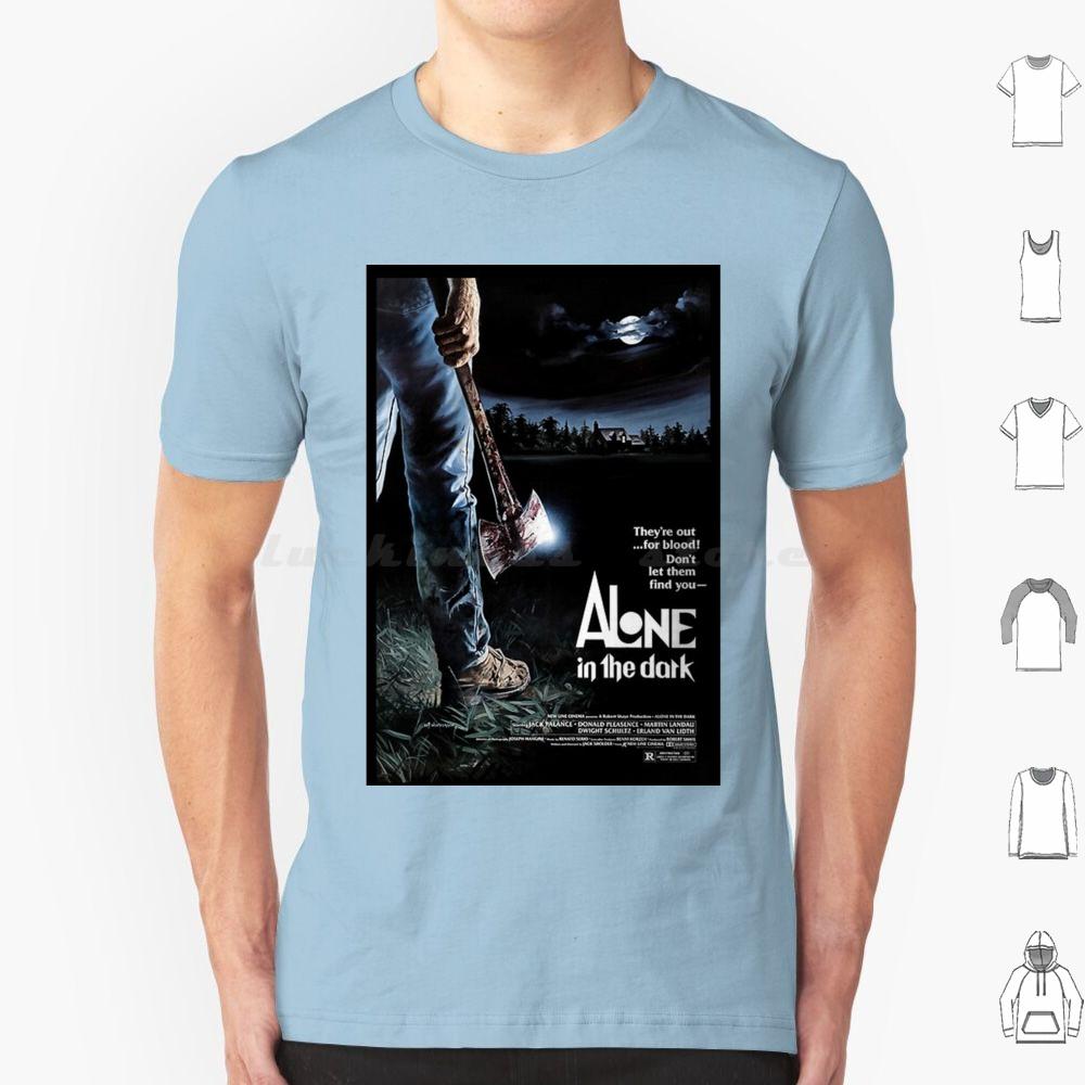 Alone In The Dark T Shirt Cotton Men Women DIY Print Film Movie Movies Horror Classic Vintage 1980s 1970s 80s 70s Cinema Old