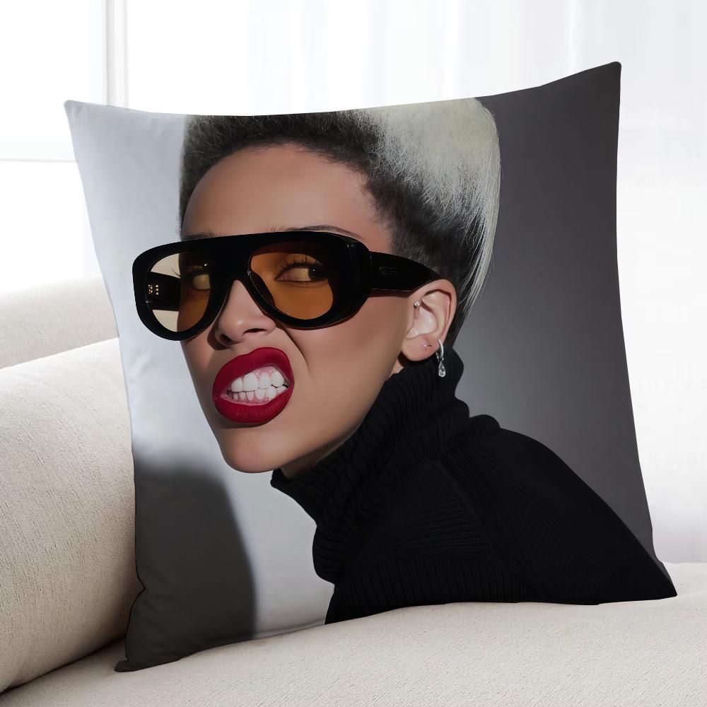 Singer D-Doja C-Cat Vie Cushion Cover Home Bedding Sofa Living Room Pillowcase Simple Soft Skin Cushion Cover Party Gift