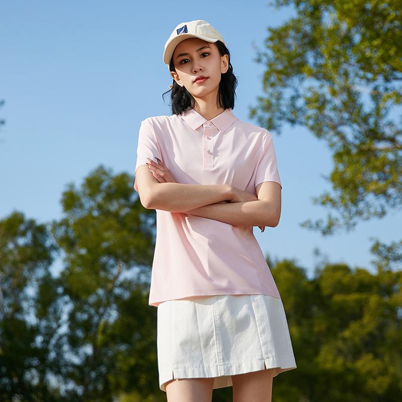 Ice Silk Summer Polo Shirt - Unisex Business Casual Short Sleeve, Customizable for Men and Women