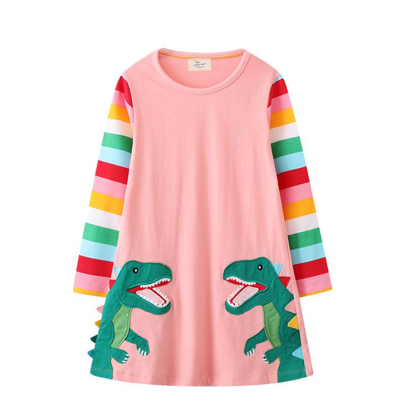 2026 New Style European & American Girls' Long Sleeve Princess Dress - Baby Spring/Autumn