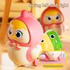 Wind-up Chick Crawling Toy Magnetic Mother Baby Chicken Swing Walking Toy Educational Interactive Spring Clockwork Animal Toy