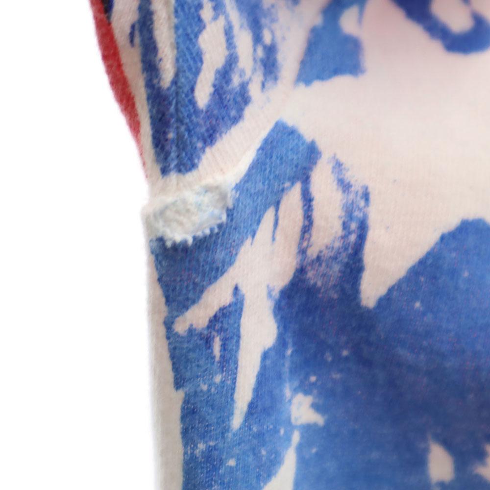 Delta 90er Jahre Alte amerikanische Flagge hergestellt in den USA Sterne und Streifen Kurzarm T-Shirt Herren Gebraucht