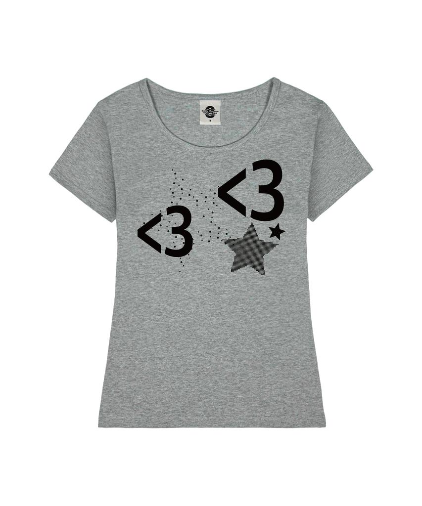 PRIMATE Heart To Women'S U-Neck Slim Fit Short Sleeve T-Shirt 6 Colors