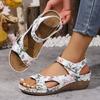 Fashion New Women Shallow Wedge Trend Sandals Solid Ankle Platform Sandals Women Non Slip Beach Designer Shoes Women Zapatos De Mujer