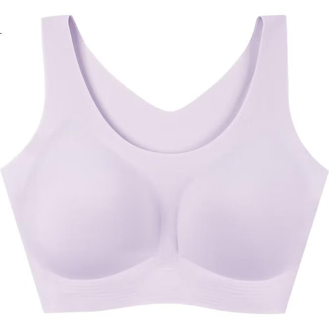 Jingshumian JINGDONG, Self-Branded Shu Seamless Foundation Liquid Bra, Underwear Vest Brassiere, Almond Milk