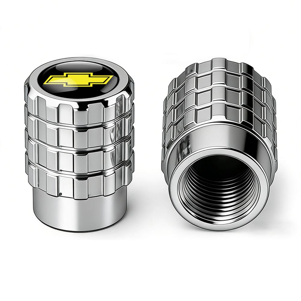 AABHN1 4Pcs Car Accessories Wheel Tire Valve Caps Stem Case For Chevrolet Captiva Sonic Cruze Spark Onix Sail Malibu Camaro Lacetti Z71