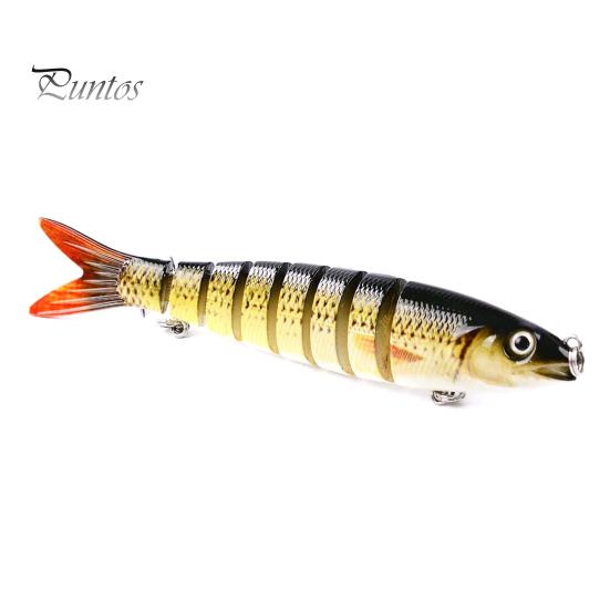 

13,5 см/19 г многосочлененная рыболовная приманка с крючками, реалистичная 8-секционная приманка для свимбейта, бионическая жесткая искусственная приманка, аксессуары для рыбалки в пресной и соленой воде O