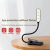 DurableCreative Student Learning Dormitory Book Light Usb Charging Eye Protection Reading Light Portable LED Clip Light