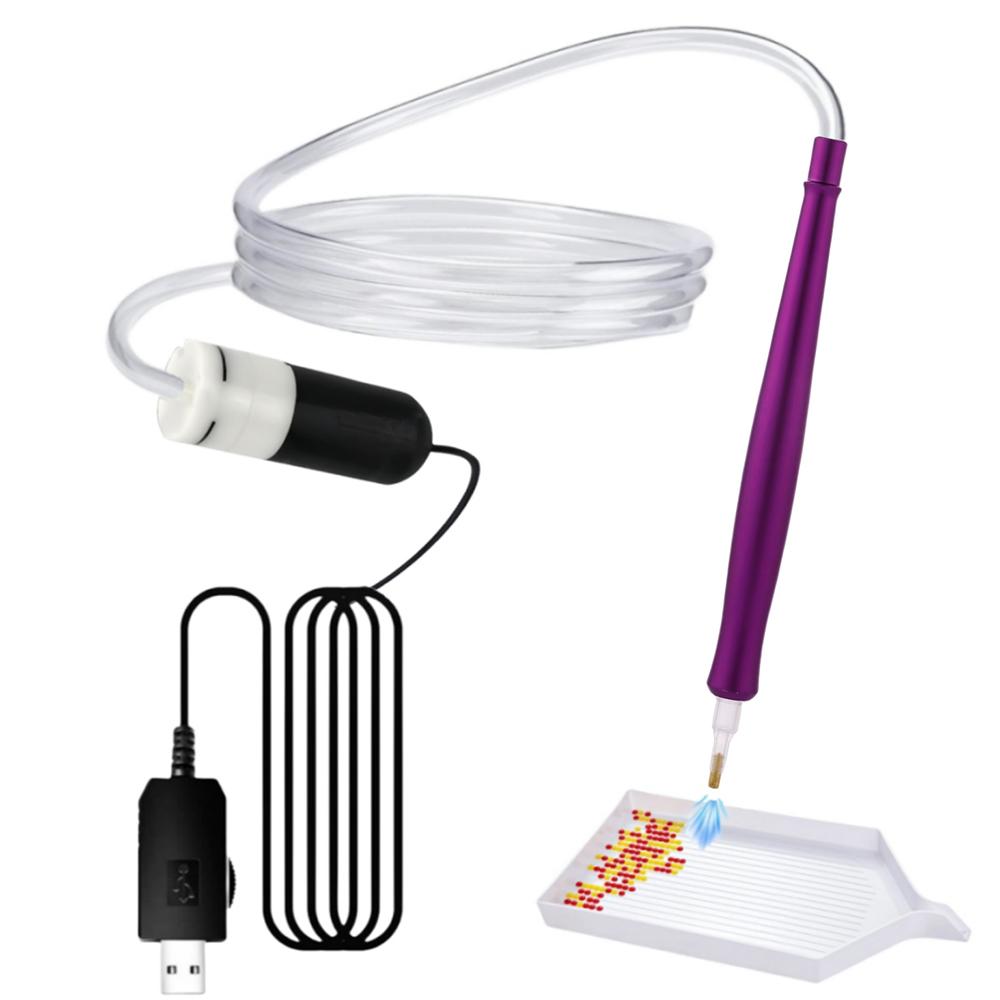 New DIY Diamond Painting Pen, Diamond Painting Cross Stitch Accessories,Drill Art Pen Applicator Bead Accessories Blue/Pink/Gold