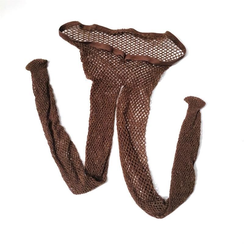 Women Hollowout Sheer Fishnet Tights Stockings Low Cut V Waist Shimmering Metallic Pantyhose Leggings Party Hosiery