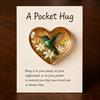 Pocket Hug Hummingbird Mini Pocket Hug Heart Cute Hummingbird Ornament with Encouragement Card Keepsake