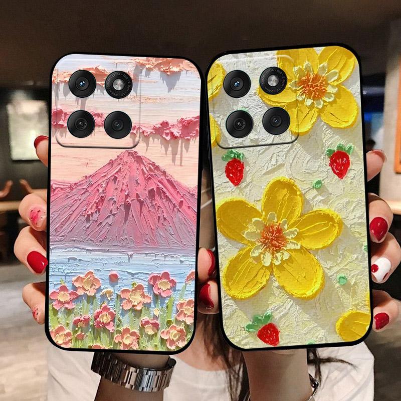 For Motorola Edge 60 Fusion Edge60 Pro Case Lovely Silicone Phone Cover For Moto Edge 60 Fusion Funda Shockproof Bumper Shell