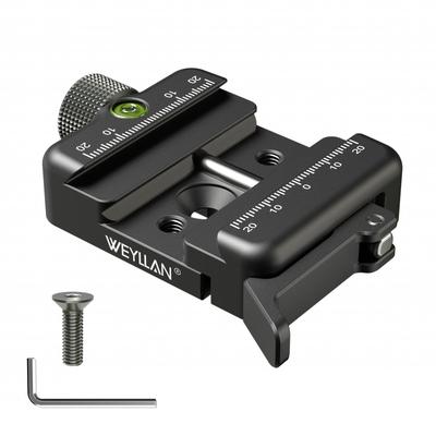 WEYLLAN AP50 Quick Release Tripod Ball Headset with Quick Release Plate for Camera Accessories Clamp, Arca-Swiss Compatible, Dovetail/Picatinny