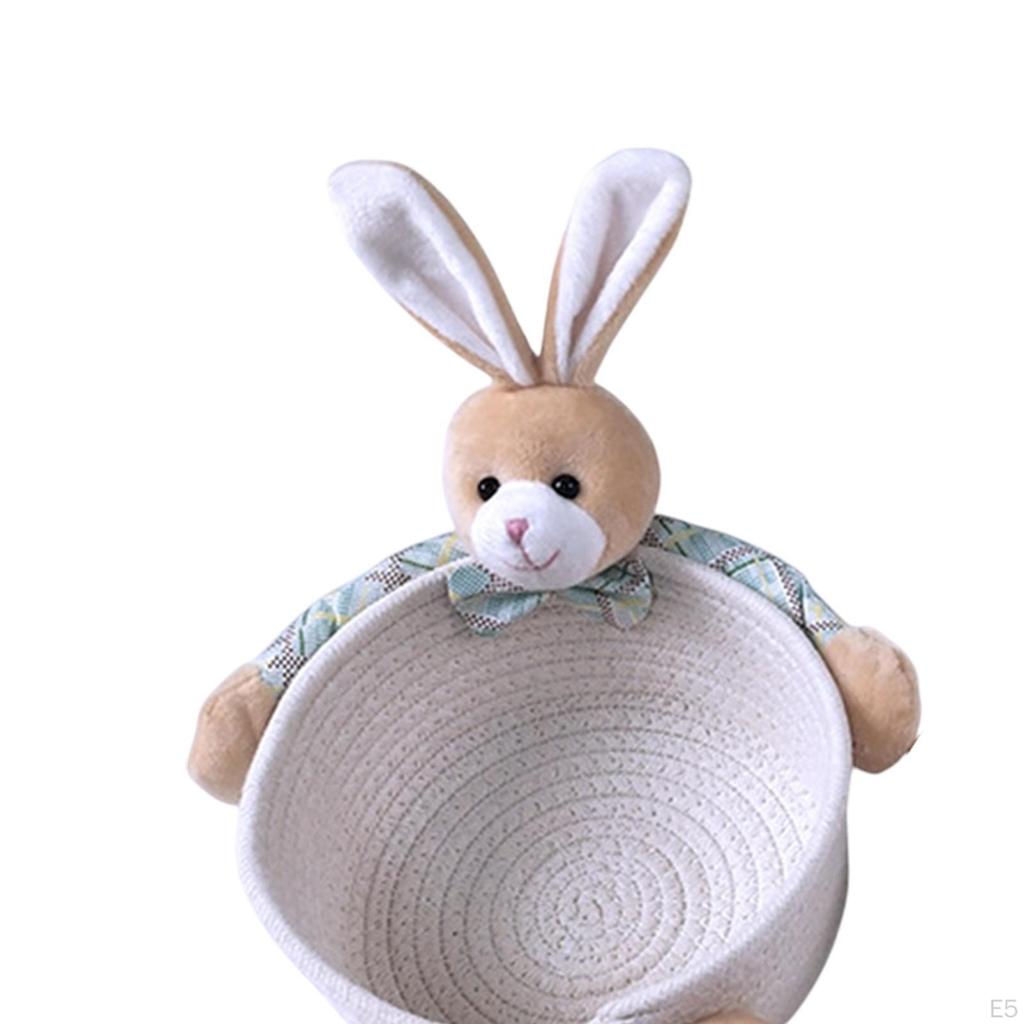 Cartoon Bunny Storage Container, for Nursery And Living Room