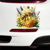 QT2316#15cm Bee Vinyl Sticker,Irregular Shape, Cartoon Design, Suitable for Cars, Laptops, Trucks, Motorcycles, Windows