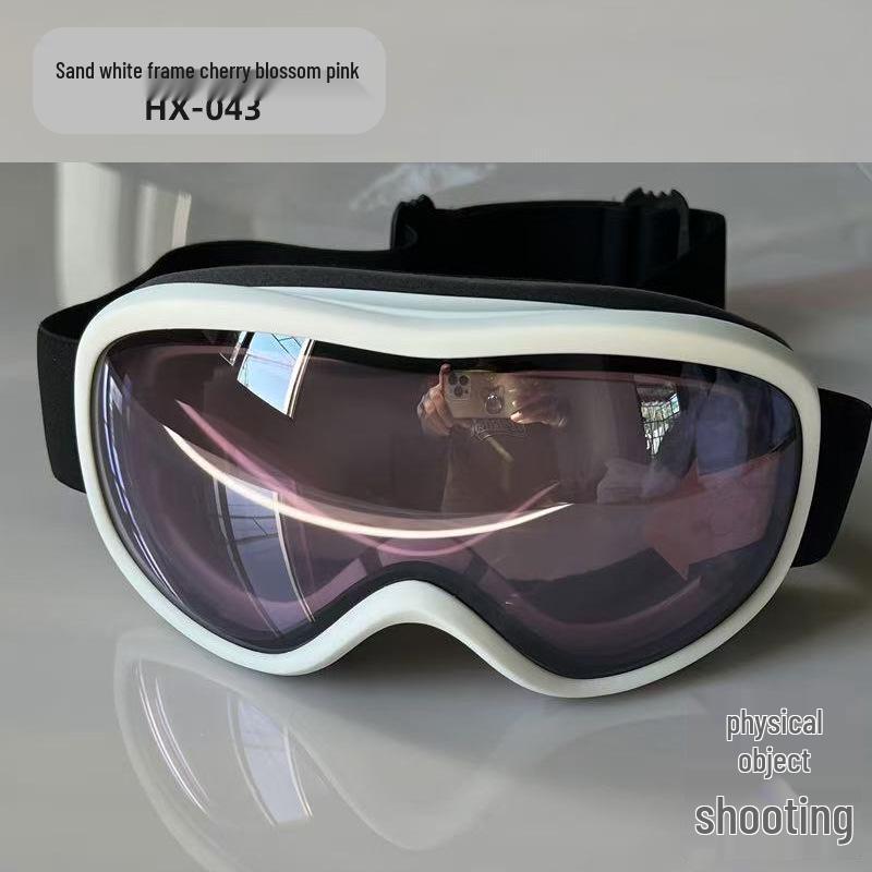 2025 Unisex Spherical Ski Goggles: Double-Layer Anti-Fog Outdoor Cylindrical Snow Goggles
