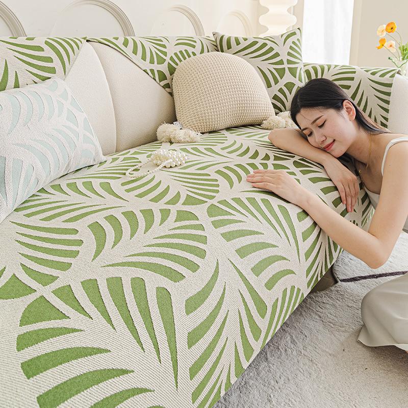 New Four-Season Universal Sofa Cushion Light Luxury High-End Sofa Cover Cloth Non-Slip And Anti-Running Seat Cushion Breathable Sofa Cover