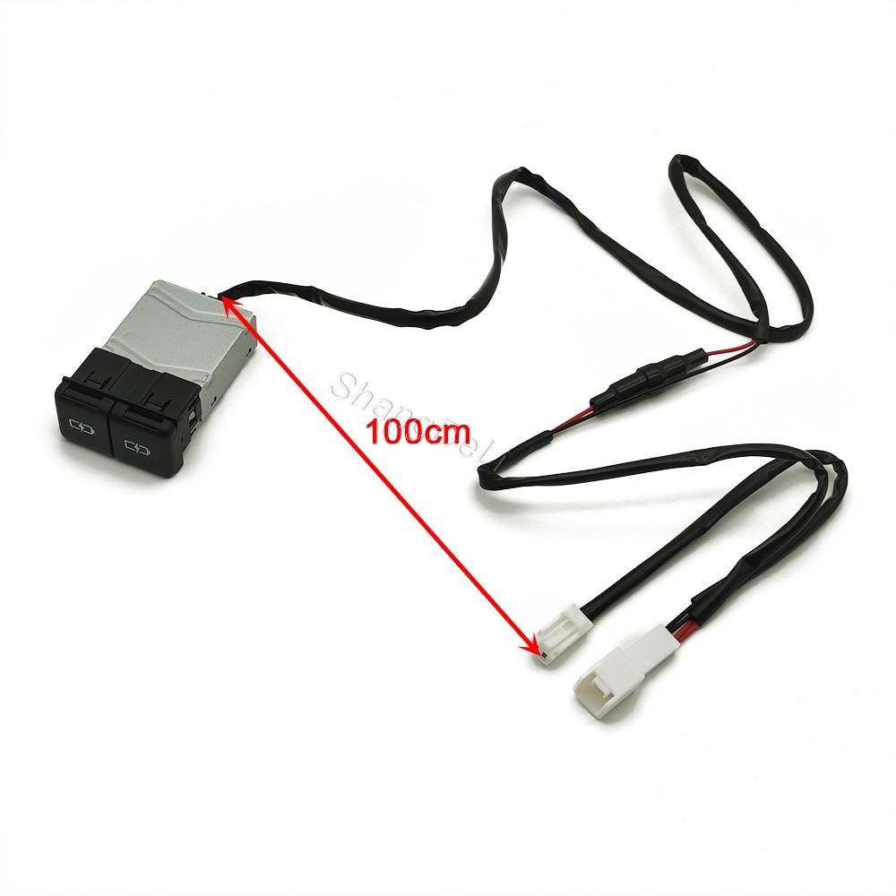 For Toyota Camry Avalon Highlander Levin RAV4 Car Charger Dustproof Socket Dual Type-C Charging Outlet Power Adapter