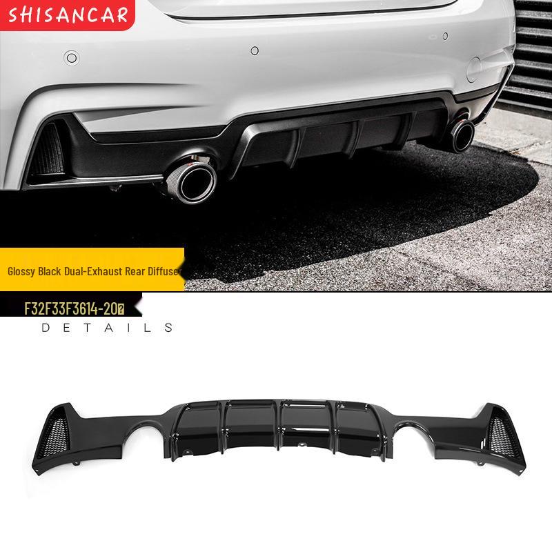 Compatible Front and Rear Lip Spoiler for BMW 4 Series 425i/430i with Quad Exhaust