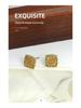 Chinese Knot Retro Enamel Stud Earrings: Elegant Lightweight National Style for Women