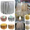 Elegant And Shimmering Sequin Tablecloth 48'' Round For Wedding And Dining Tables